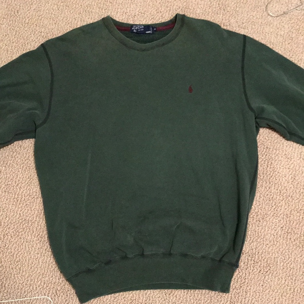 Green Polo Crew Neck size Medium